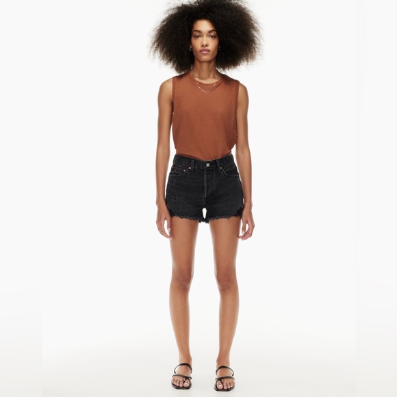 Aritzia Pants - Aritzia Ex Boyfriend Shorts Black